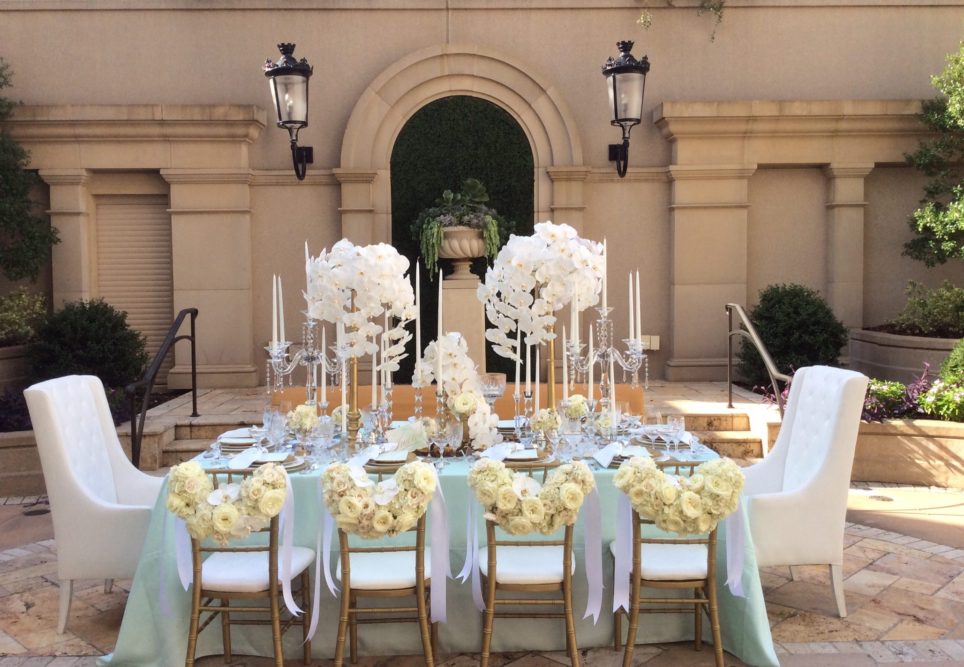 Styled Tablescape Magazine Shoot for Modern Luxury from Top Atlanta Event Consultant, Barbara Roos Events